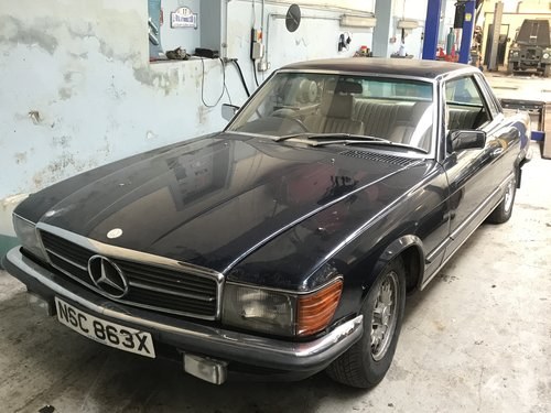1981 A rare Mercedes 380SL Coupe; very low mileage SOLD