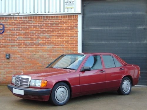 LHD.. 1993 Mercedes 190E 1.8 Manual.. 1 Owner.. FMBH.. For Sale