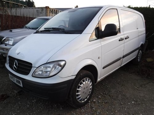 **FEB AUCTION** 2007 Mercedes Benz Vito 109 CDi Compact For Sale by Auction