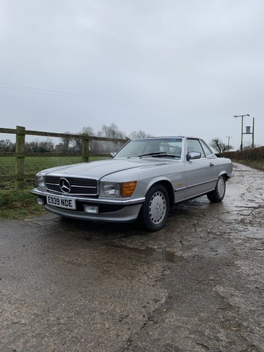 1987 1 family owned SL 300 Mercedes SOLD