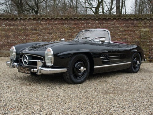 1961 Mercedes Benz 300SL Roadster factory fitted disc brakes For Sale