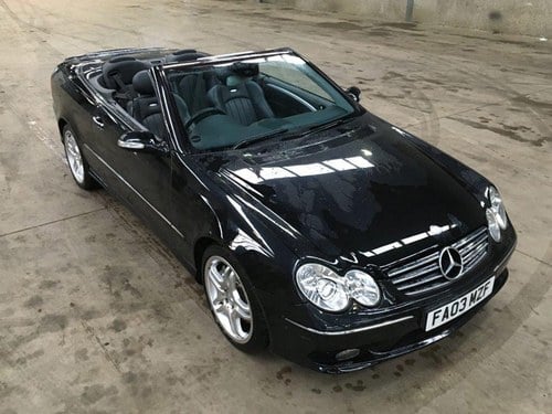 2003 Mercedes CLK 55 AMG Auto For Sale by Auction 23rd February In vendita all'asta