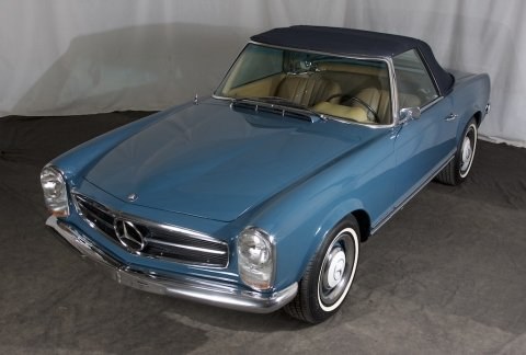 1967  Mercedes 250 SL = Pagoda Convertible Auto low miles $59.5k For Sale