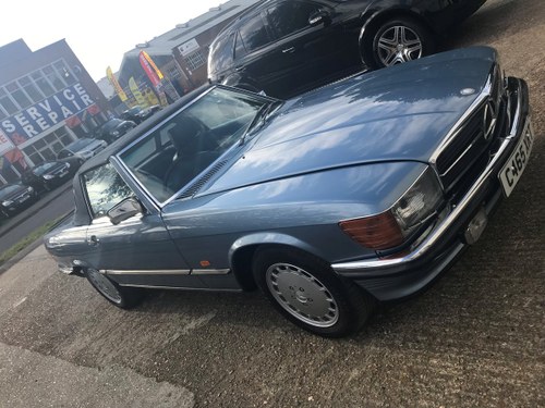 1986 Restored Ice Blue 500SL For Sale