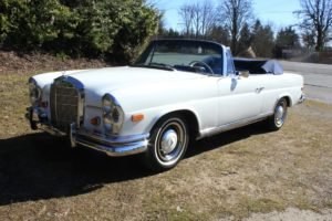 1966 Mercedes Benz 250 SE Convertible = Ivory(~)Navy $105.9k For Sale