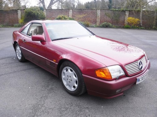 **REMAINS AVAILABLE**1992 Mercedes 300SL 24 For Sale by Auction