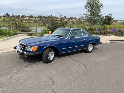 1984 Mercedes 380SL  = 1 owner 8.1k miles Blue $39.9k For Sale