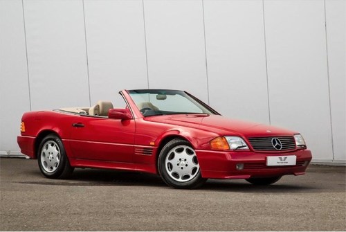 1991 Mercedes 300 SL-24 valve Convertible- 44724 Miles Only For Sale