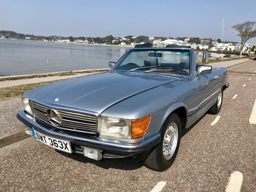 MERCEDES BENZ 280 SL - 1982 ONLY 74,000 miles FSH. SOLD