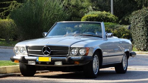 Picture of 1975 Mercedes-Benz 450 SL, Astral Silver with Blue, Hardtop  - For Sale