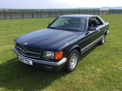 1984 Mercedes 500 SEC LHD at Morris Leslie Auction 25th May For Sale by Auction