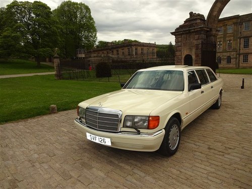 1987 MERCEDES BENZ LIMO 500 SEL STRETCHED In vendita
