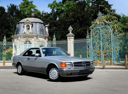 1990 – Mercedes 500 SEC Vente aux enchères