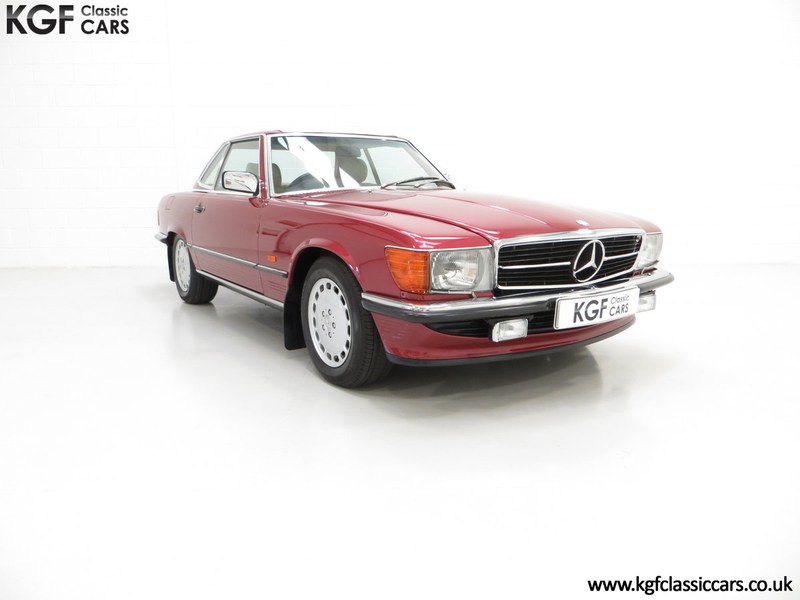A Mercedes-Benz 300SL R107 with Just 8,983 Miles from New