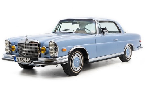 1970 Mercedes 280SE 3.5 Coupe low 7.5k miles Auto Blue $99.5 For Sale