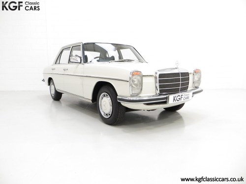 1975 A Preserved W115 Mercedes-Benz 200 with Just 19,986 Miles VENDUTO