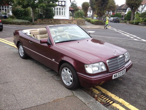 1996 Mercedes e220 cabriolet,full history ,all the mots For Sale