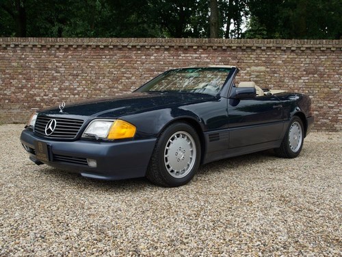 1991 Mercedes Benz 500SL from first owner, only 17.953 miles! pri For Sale