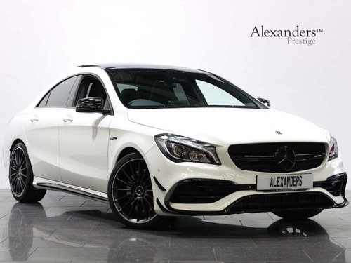 2017 17/67 MERCEDES BENZ CLA 45 AMG 4MATIC TIP AUTO For Sale