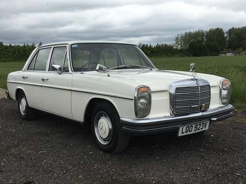 1972 Mercedes 250 at Morris Leslie Auction 17th August For Sale by Auction