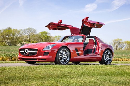 2010 Mercedes-Benz SLS AMG - just 690 miles from new For Sale