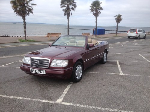 1996 W124 Cabriolet - Barons Tuesday 16th July 2019 In vendita all'asta
