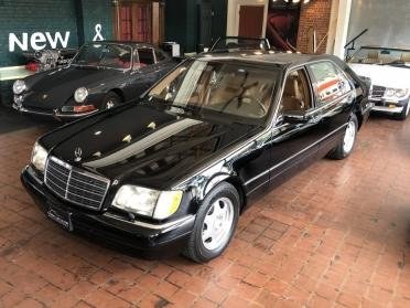 1997 Mercedes S420 Sedan = low miles 1 owner Black $11.9k For Sale