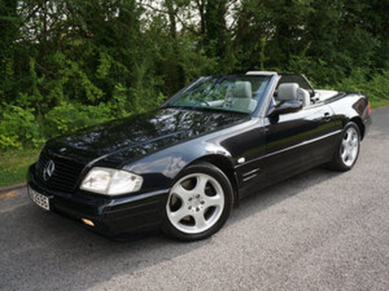 2000(W) MERCEDES BENZ SL280 V6 CONVERTIBLE AUTOMATIC BLACK