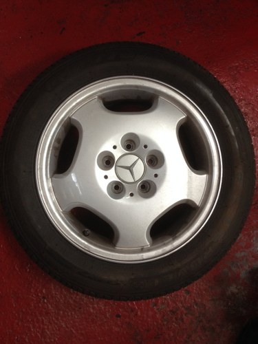 1998 MERCEDES BENZ MERAK ALLOYS AND TYRES W208 16 A2084010102  For Sale