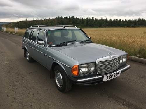 1984 Mercedes 230 TE at Morris Leslie Auction 17th August For Sale by Auction