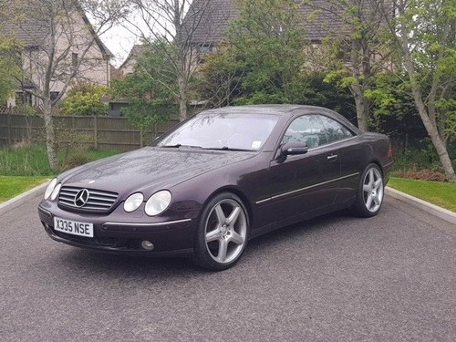 2001 Mercedes CL500 at Morris Leslie Auction 17th August In vendita all'asta