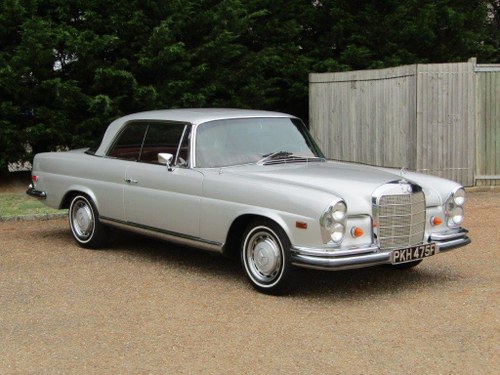 1968 Mercedes W111 280 SE Coupe LHD at ACA 24th August  For Sale