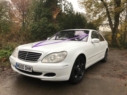 2003 S Class Mercedes Wedding Car In vendita