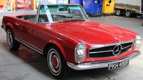 1968 250 sl convertible For Sale by Auction