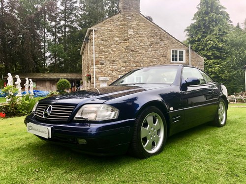1998 ICONIC MERCEDES SL320 R129 67k PANORAMIC HARDTOP AMAZING CAR For Sale