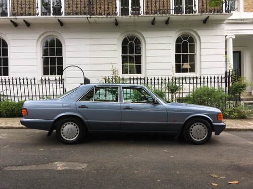 Mercedes 300 SE W126 Saloon 1988 Low Miles 2 owners For Sale