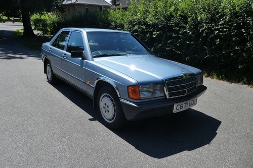 Mercedes 190E Auto 1986 - To be auctioned 25-10-19 For Sale by Auction