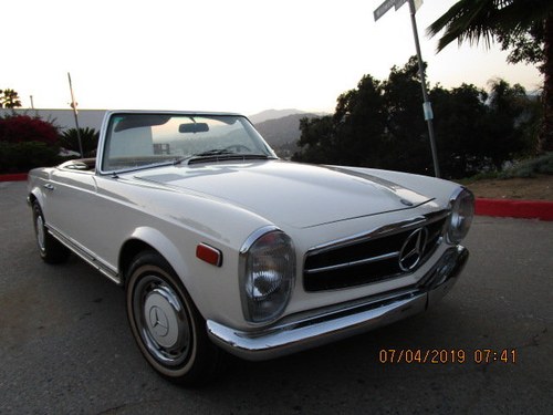 1968 280SL White with Brown & Black Top - Great Price! For Sale