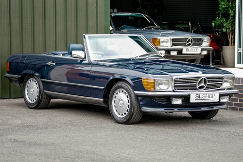 1987 Mercedes-Benz 500SL V8 (R107) LHD #2125 42k Miles Leather For Sale