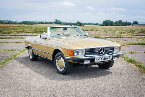 1978 Mercedes R107 350SL - Icon Gold - 2 Owners - Immaculate For Sale