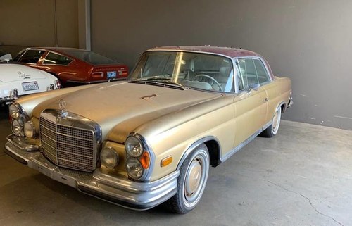 1971 Mercedes 280 SE Sunroof Coupe 3.5 = Project Tan $37.5k For Sale
