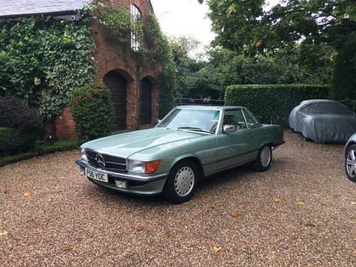 Mercedes 300SL W107 1988 low mile one owner  SOLD
