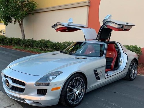 2012 Mercedes SLS AMG Coupe Rare Seat Color Combo $124.5k For Sale
