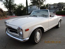 1968 Mercedes 280SL Pagoda Manual Ivory  2 Tops $53.5k In vendita