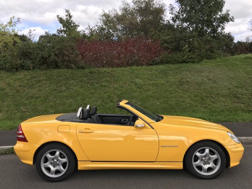 2001 (51) Mercedes Benz SLK230 finished in Rare Yellowstone For Sale