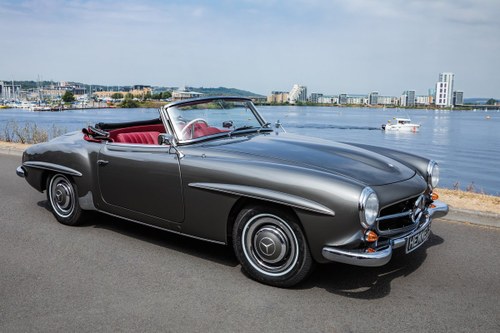 1963 Mercedes-Benz 190 SL Roadster in Anthracite Grey by Hemmels For Sale