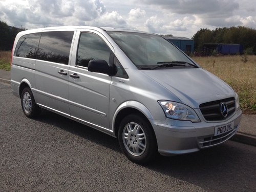 Mercedes Vito Traveliner 113 CDI 2013 1 Owner A/C 8 Seat LWB SOLD