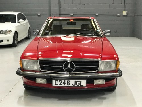 1986 R107 560SL Signal red SOLD