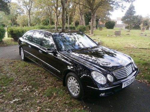 2003 MERCEDES E270 CDI LIMOUSINE - LOW MILES -FULL HISTORY -  For Sale