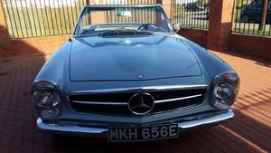 1967 250sl Auto 2 tops Rare Horizon blue  For Sale